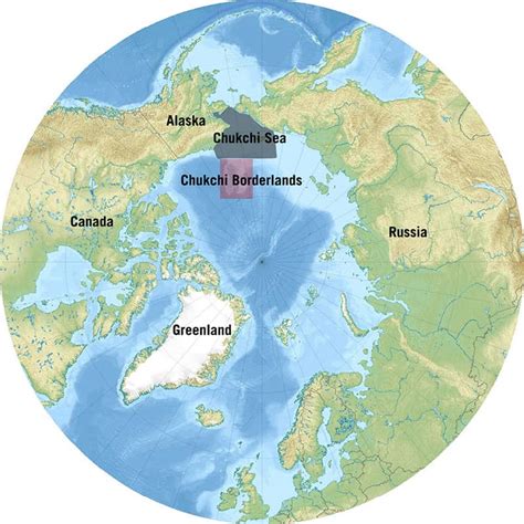 Arctic Ocean Map