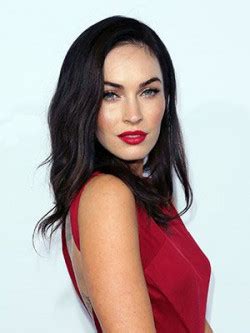 Megan fox red lipstick & makeup looks