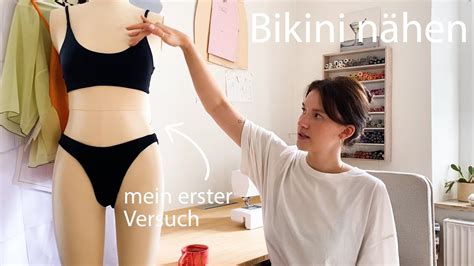 Bikini N Hen Mit Kostenlosem Schnittmuster Ich N He Einen Bikini Part