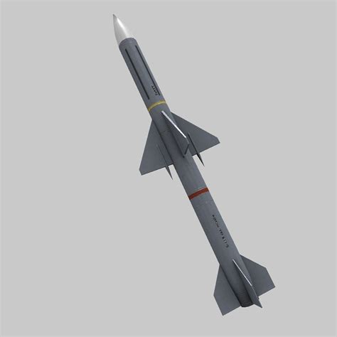 Missile 1 Free Vr Ar Low Poly 3d Model Cgtrader