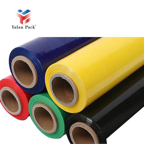 Wrapping Colored LLDPE Shrink Wrap Plastic Packing Stretch Film China