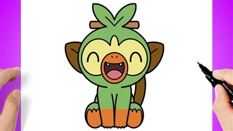 Dibujos De Grookey Para Imprimir Y Colorear Pokemon