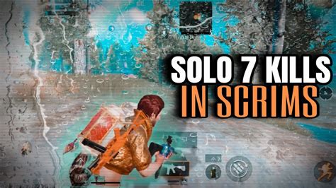 Solo Finishes In Scrims Ll Iphone Plus Ll Competitive Bgmi Ll