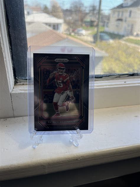 2022 Panini Chronicles Prizm Black Silver PB 3 Patrick Mahomes II NM