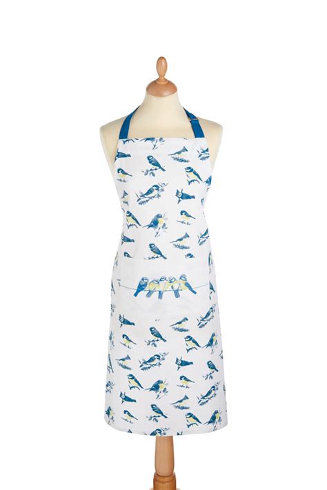 Apron Blue Birds Aprons Edo