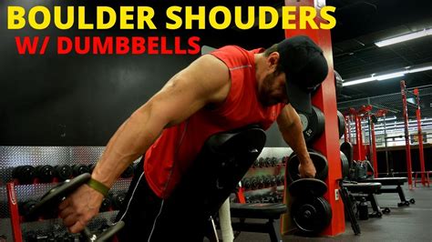 Dumbbell Giant Set Workout For Boulder Shoudlers Youtube