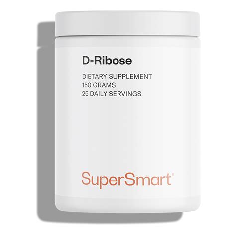 D Ribose Natural Supplement To Regulate Energy Production