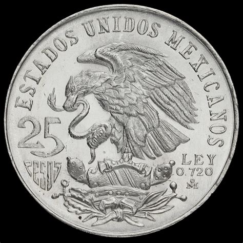 Mexico Olympic Games Silver Pesos Coin