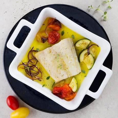 Bacalhau No Forno Tomate Tricolor E Curgete Pescanova