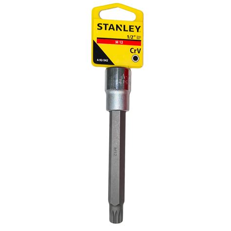 Cubo De Punta MultiEstrias 100mm De M12 Mando De 1 2 Plg Stanley 4 92