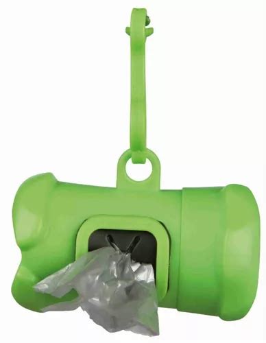 Hueso Porta Bolsas Paseo Perro Con Repuesto Trixie Mercadolibre