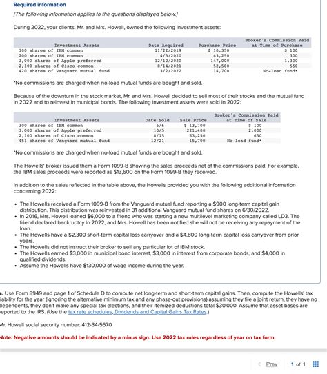 Fill Out A Form Page And Of Schedule D And Schedule D