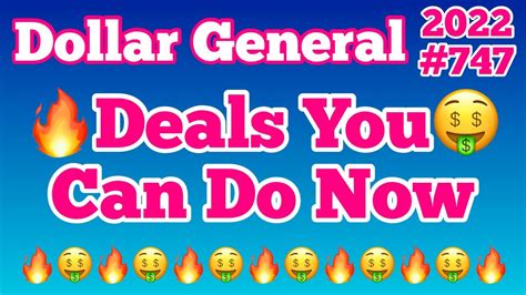 2022747🔥dollar General Couponingdeals You Can Do Now🤑must Watch👀