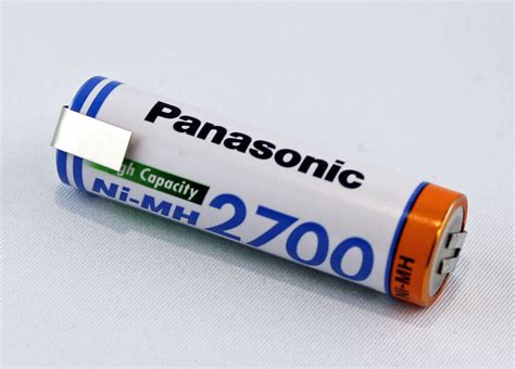 Panasonic Hr 3u 2700 Mignon Aa Akku Ni Mh 1 2v 2700mah Mit Lötfahne