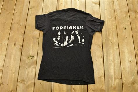 Vintage 1978 Foreigner Double Vision World Tour Band T Shirt Etsy