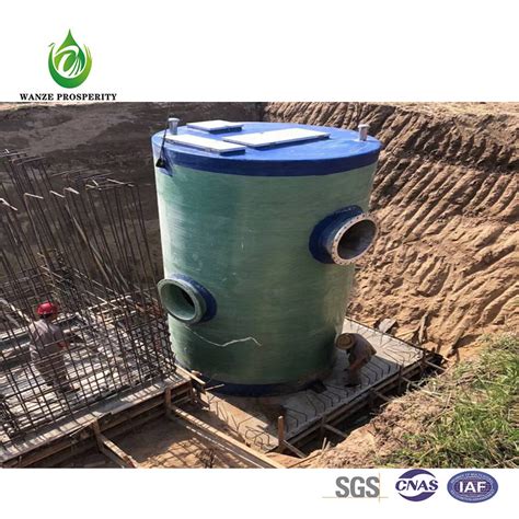 Prefabricated Wastewater Pumping Station With Submersible Wastewater