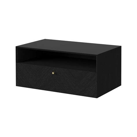 Bolia Luxe Wall Mounted Bedside Table One Drawer Olson Baker