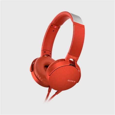 Sony Mdr Xb Ap Extra Bass Headphones Red