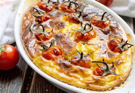 Clafoutis L Ger Aux Tomates Et Ch Vre