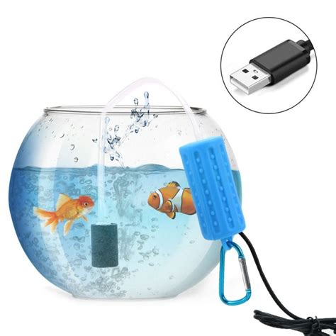 Jnfgtv Mini Aquarium Oxygen Air Pump Usb Portable Oxygenator Air