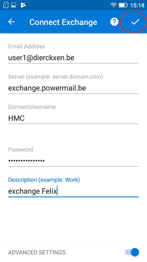 Configure My Exchange Mail In Outlook For Android Combell Support