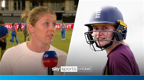 england cricket heather knight calls  charlie dean