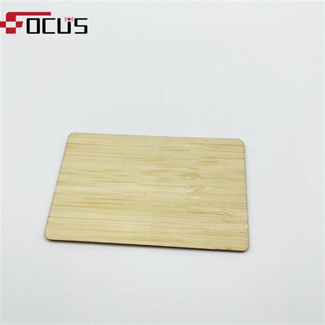 Mhz Factory Price Iso Rfid Smart Caed Hotel Key Rfid Wood Card