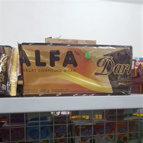 Jual Alfa Cokelat Compound Hitam Dark Chocolate Compound Gr