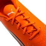 Puma Ultra Play Fg Ag Supercharge Oransje Hvit Bl Barn