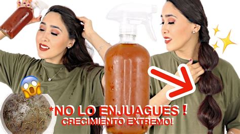 No Lo Enjuagues Y Tu Cabello No Dejara De Crecer 😱 DetÉn La CaÍda Del