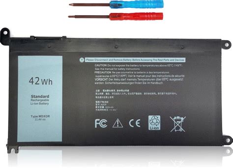 Amazon 42Wh WDX0R WDXOR Battery For Dell Inspiron 15 5565 5567