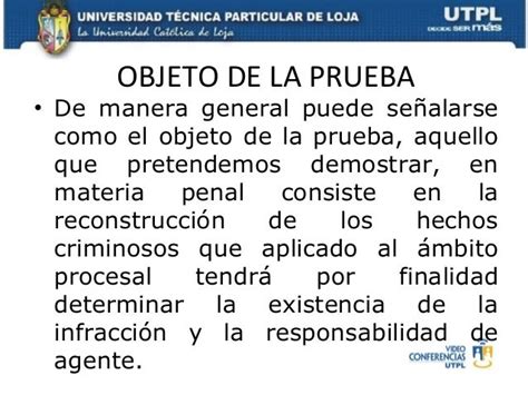 La Prueba En El Derecho Procesal Penaliafjsr