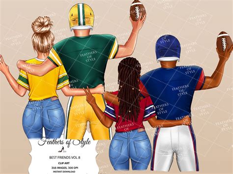 Football Girl Clipart, Sport Girl Clipart, Sport Man Clipart, Fashion ...