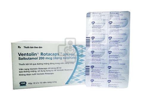 Ventolin Rotacaps 200mcg