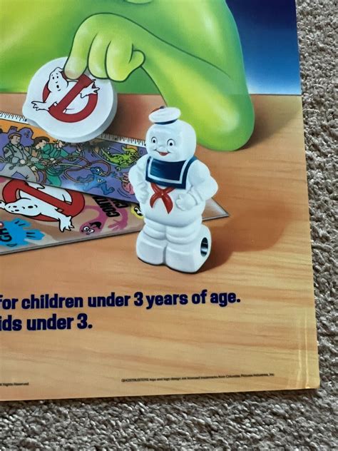 Mcdonald S Real Ghostbusters Happy Meal Translite Sign S Slimer