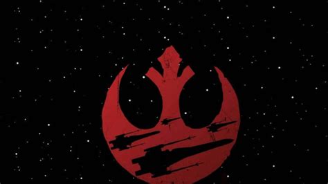 Download Star Wars Spaceships Red Logo Wallpaper