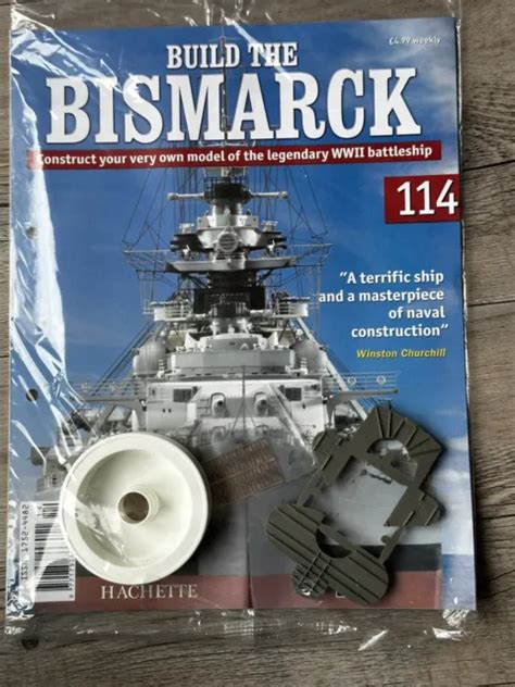 HACHETTE BUILD THE Battleship Bismarck Scale 1 200 Issue 68 EUR 11 79