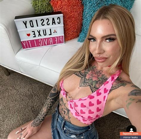 Cassidy Luxe Aka Tattoed Anal Slut Nude Leaks Onlyfans Photo Faponic