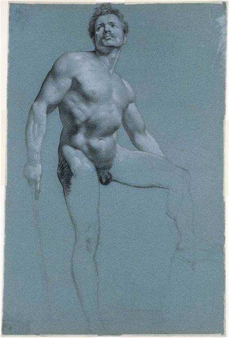 Pierre Paul Prud Hon Seated Female Nude Recto Standing Male Nude