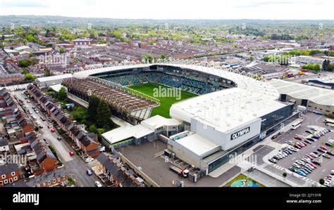 An Aerial View Of The National Stadium At Windsor Park Belfast Home