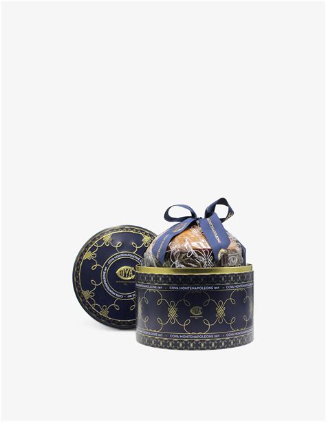 Cova Traditional Blue Tin Panettone 1kg Rinascente It