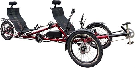 Amazon Tandem Recumbent Cycle Motorized Dual Rider Trike W