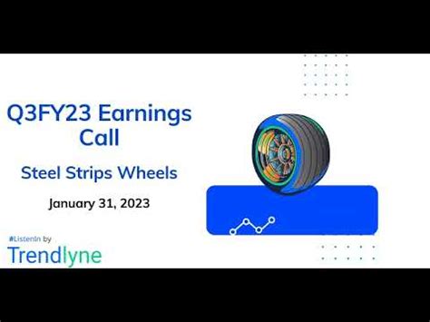 Steel Strips Wheels Earnings Call For Q Fy Youtube