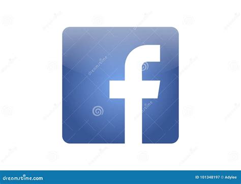 Facebook icon vector editorial photography. Illustration of nmail ...