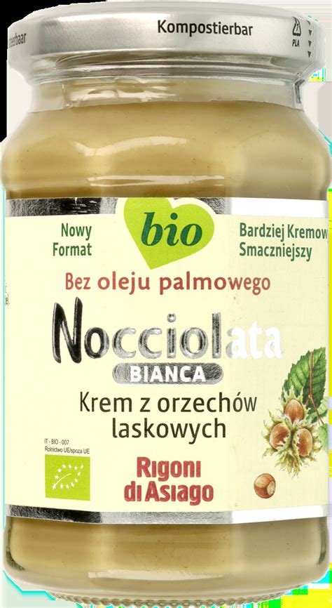 Nocciolata Bianca Krem Z Orzech W Laskowych Bio G Drogeria