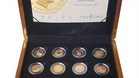 The Uk 50p Gold Proof Collection Coin Parade