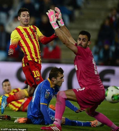 Messi Watches On As He Scores For Barcelona Against Getafe After More