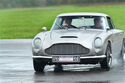 Aston Martin DB5 Replica Driving Blast with High Speed Passenger Ride