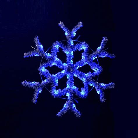 Holiday Lighting Specialists 3 Ft Hanging Garland Snowflake Outdoor