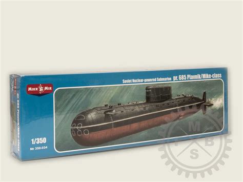 Micro Mir Amp No Mm350 034 Project 685 Plavnikmike Classsoviet Nuclear Powered Submarine